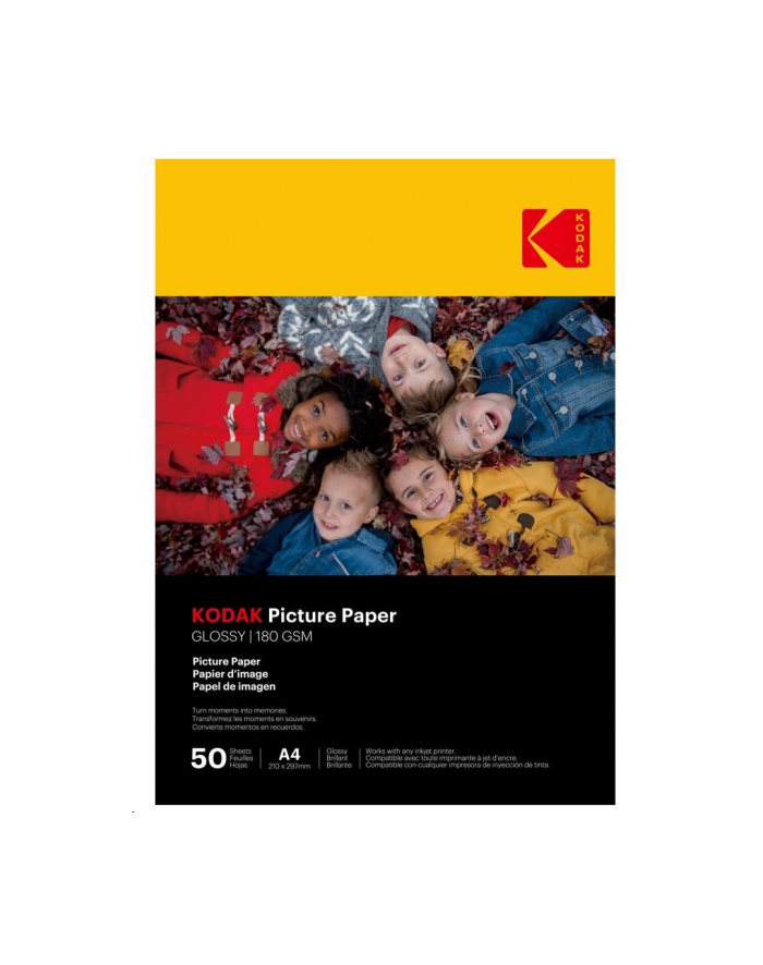 Kodak Photo High Gloss (180g/m2) A4 50 listů główny