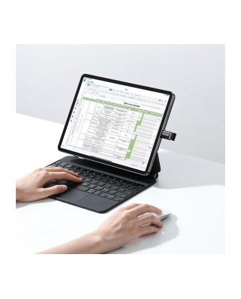 Adapter Baseus Ingenuity OTG USB Type-C do USB-A 3.1, 10 Gbps - czarny (ZJJQ000001)