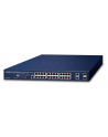 Planet Ipv6/Ipv4, 4-Port Zarządzany Gigabit Ethernet (10/100/1000) Obsługa Poe 1U Niebieski (Gs421024Hp2C) - nr 1