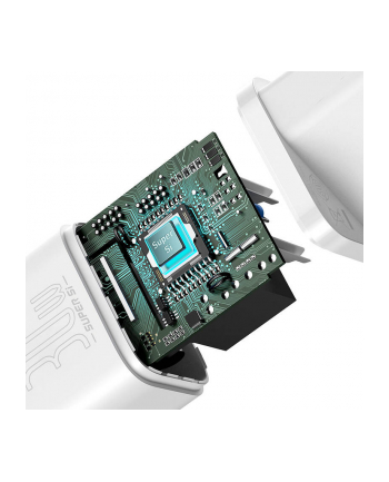 Baseus Super Si Ładowarka Sieciowa USB-C PD 30W Biały (2675) nr 1