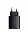 Baseus Ładowarka sieciowa Compact Quick Charger 2xUSB USB-C PD 3A 30W (czarna) - nr 8