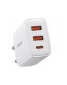 Baseus Ładowarka sieciowa Compact Quick Charger 2xUSB USB-C PD 3A 30W (biała) - nr 9