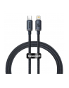 BASEUS Crystal Kabel USB-C Lightning PD 20W 1,2m - czarny - nr 11