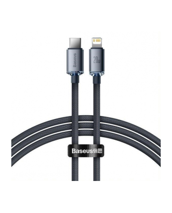 BASEUS Crystal Kabel USB-C Lightning PD 20W 1,2m - czarny