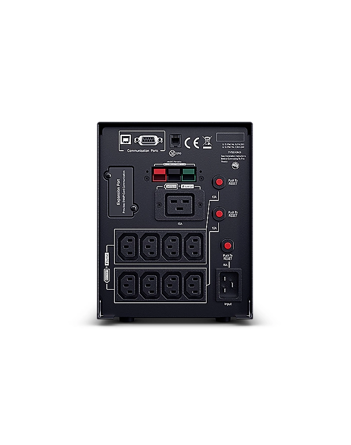 CyberPower Systems CyberPower - Line-Interactive - 3000 VA - 2700 W - Pure sine - 151 V - 301 V (PR3000ELCDSXL) główny