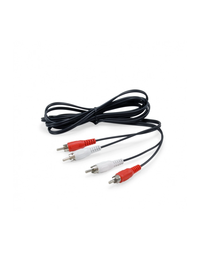 EQUIP  KABEL RCA (CINCH) X2 - RCA (CINCH) X2 2.5M CZARNY (147094)  (147094) główny