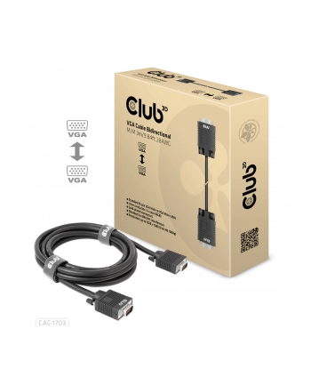 Club 3D Club3D kabel VGA, M/M, 28AWG, 3m (CL3) nr 1