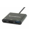 CONCEPTRONIC CONCEPTRONIC CONCEPTRONIC ADAPTER USB USB-C - HDMI + USB-C + USB CZARNY (DONN01B)  (DONN01B) - nr 15
