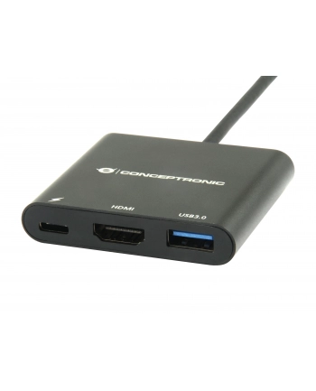 CONCEPTRONIC CONCEPTRONIC CONCEPTRONIC ADAPTER USB USB-C - HDMI + USB-C + USB CZARNY (DONN01B)  (DONN01B) nr 2