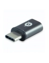 CONCEPTRONIC CONCEPTRONIC CONCEPTRONIC ADAPTER USB USB-C - MICROUSB SZARY (DONN05G)  (DONN05G) - nr 12