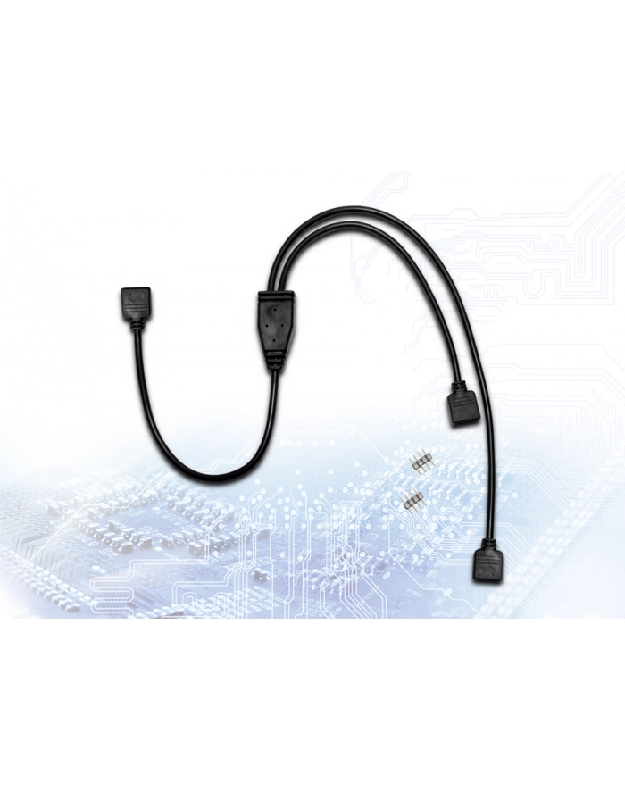 Inter-Tech Kabel RGB Verteiler 2-fach (88885465) główny