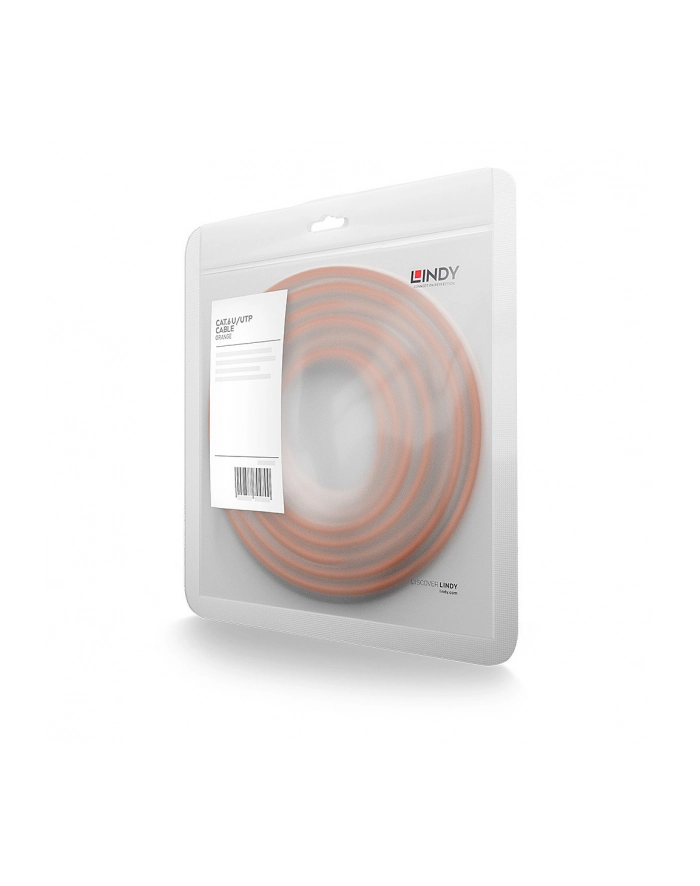 Lindy 48114 Kabel Sieciowy Skrętka Cat6 UUtp Pomarańczowy 20M (Ly48114) główny