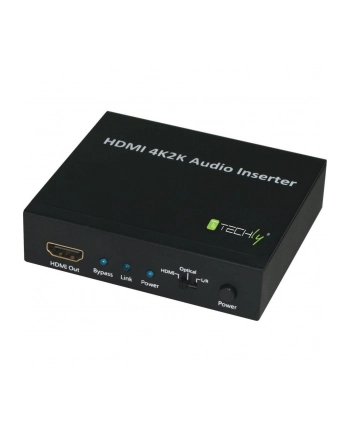 TECHLY HDMI 2K4K AUDIO INSERTER HDMI/TOSLINK/AUDIO STEREO  (103687) nr 1