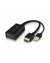 Alogic Adapter Av Hdmi - Displayport + Usb-A Czarny (HDDPUACTV) - nr 1