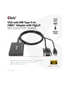 Club 3D Club3D kabel VGA a USB-A na HDMI, M/F, 0.6m (CL3) - nr 18