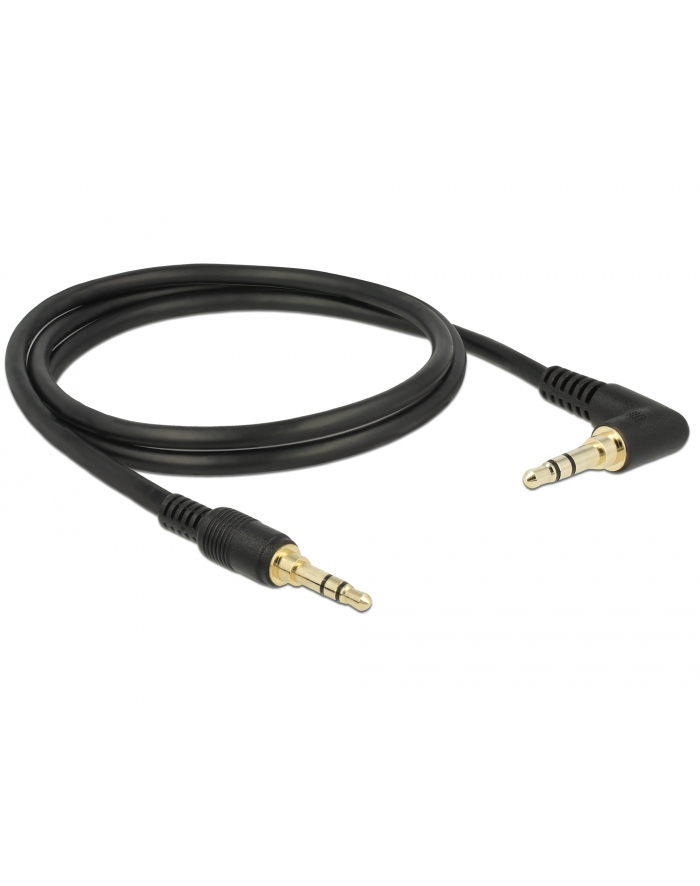 Kabel Delock MiniJack 3.5 mm - MiniJack 3.5 mm 1 Czarny (85566) główny