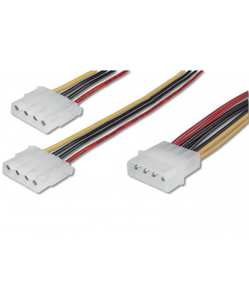 DIGITUS MOLEX 4-PIN -> 2X MOLEX 4-PIN (AK-430400-002-M)