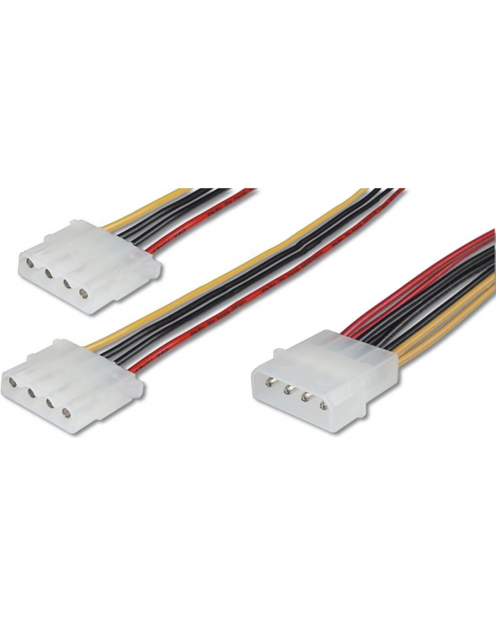 DIGITUS MOLEX 4-PIN -> 2X MOLEX 4-PIN (AK-430400-002-M) główny