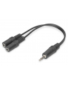 Kabel Digitus Assmann AUDIO ADAP.CABLE 3.5MM 4-PIN/TRRS 3.5MM(4PIN)-2XSTEREO (AK510301002S) - nr 6