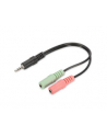 Kabel Digitus Assmann AUDIO ADAP.CABLE 3.5MM 4-PIN/TRRS 3.5MM(4PIN)-2XSTEREO (AK510301002S) - nr 8