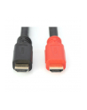 DIGITUS DIGITUS KABEL HDMI CONNECT. CABLE HIGH SPEED ETHERNET +SIGNAL AMPLIFIER (DB330118100S)  (DB330118100S) - nr 25