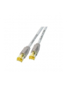 DRAKA Kabel sieciowy CAT 6A S/FTP AWG 27/7 RJ45 20 m Biały (49759016753) - nr 1
