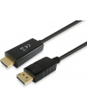 EQUIP  KABEL DISPLAYPORT ADAPTER->HDMI ST/ST 2.0M 4K/30HZ SCHWARZ (119390)  (119390) - nr 17