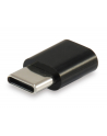 EQUIP EQUIP ADAPTER USB USB-C - MICROUSB CZARNY (133472)  (133472) - nr 1