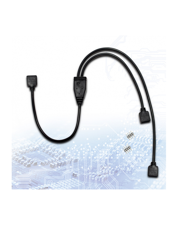 Inter-Tech Kabel RGB Verteiler 2-fach (88885465) główny