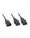 Lindy Rozdzielacz IEC C14/2xIEC C13 1m (LY30363) - nr 6