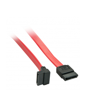 LINDY  SATA - SATA, 0.5M, CZERWONY (33351)  (33351) nr 1