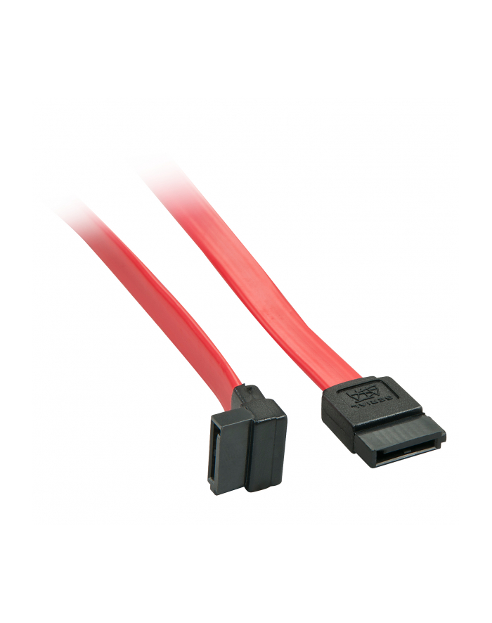 LINDY  SATA - SATA, 0.5M, CZERWONY (33351)  (33351) główny