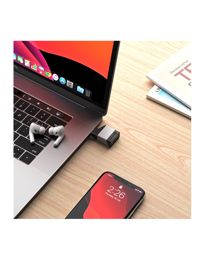 ALOGIC ALOGIC ALOGIC ADAPTER USB ULTRA MINI USB-C - VGA SZARY (ULCVGMN-SGR) (ULCVGMNSGR)  (ULCVGMNSGR) główny