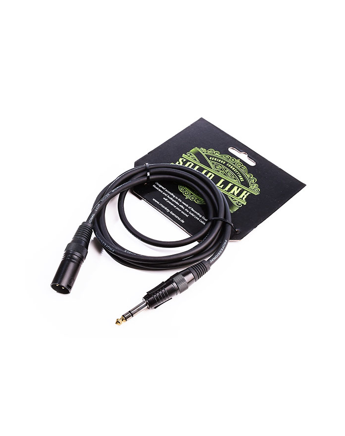 MONKEY BANANA  KABEL JACK 6.3MM - XLR 5M CZARNY (231197)  (231197) główny