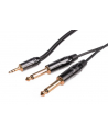 MONKEY BANANA  KABEL JACK 3.5MM - JACK 6.3MM X2 3M CZARNY (231210)  (231210) - nr 1