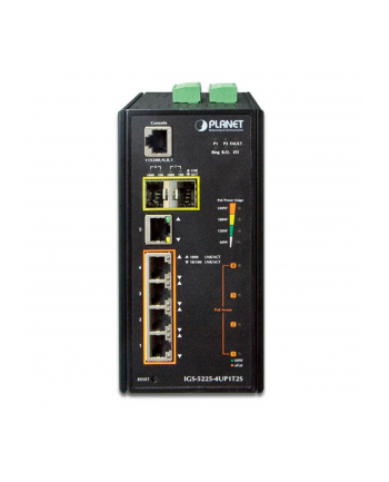 Planet Switch Igs-5225-4Up1T2S 4-Port Ultra Poe 1000Base-T+1Port 1000Base-T+2Port 1000X Przemysłowy (Z24089) nr 2