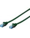 Digitus Kabel krosowy SF/UTP kat.5e 0.5m zielony (DK-1532-005/G) - nr 6