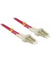 Delock Patchcord światłowodowy LC/LC 50/125µ 2m OM4 (84641) - nr 9