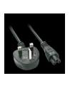 LINDY Kabel zasilający UK - C5, 2m, czarny (30409) - nr 14