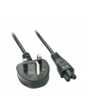 LINDY Kabel zasilający UK - C5, 2m, czarny (30409) - nr 2