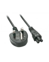 LINDY Kabel zasilający UK - C5, 2m, czarny (30409) - nr 3