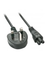 LINDY Kabel zasilający UK - C5, 2m, czarny (30409) - nr 5