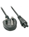 LINDY Kabel zasilający UK - C5, 2m, czarny (30409) - nr 6