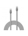 LINDY Patchcord Cat.6 U/UTP płaski 3m szary (47493) - nr 19