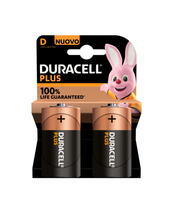 DURACELL D PLUS 2-PACK