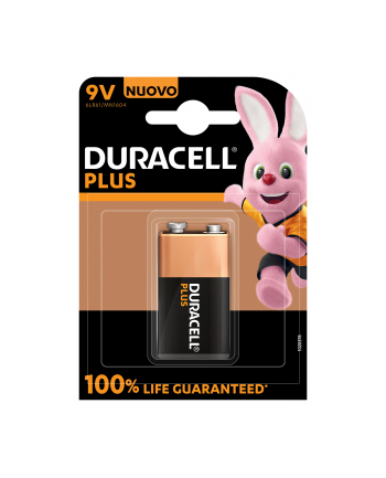 DURACELL PLUS MN1604 9V, ALKALINE, 1 PC(S)