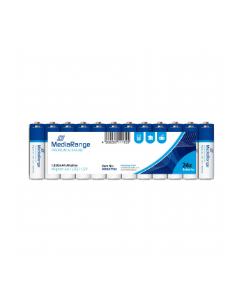 MediaRange Batterie Mediarange Prem. Shrink AA (Alkaline/LR06) 24S (MRBAT 106)