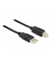 Delock Kabel USB A-B M-M 20 m czarny (83557) - nr 2