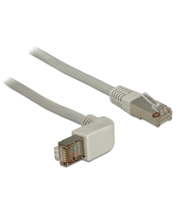 Delock Patchcord Cat.6A SSTP wtyk kątowy 0.5m (83644)