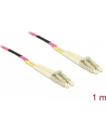 Delock Patchcord światłowodowy LC/LC 50/125µ 1m OM4 (84640) - nr 18
